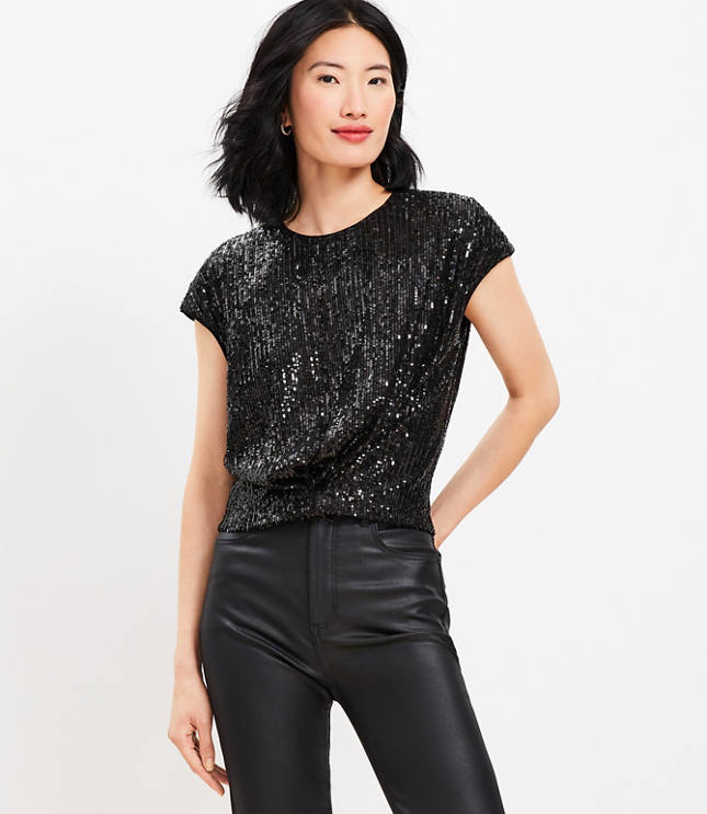 Black cap clearance sleeve top