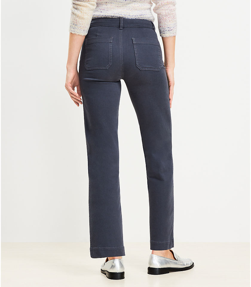Tall Patch Pocket Straight Pant in Twill