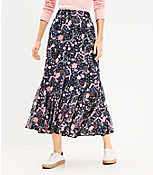 Bloom Godet Midi Skirt carousel Product Image 2