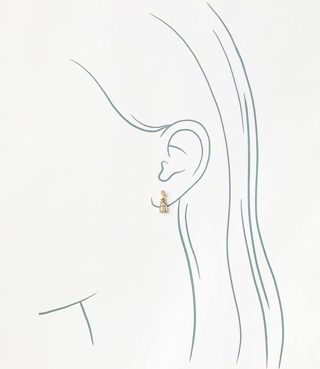 Bow Sparkle Stud Earring Set