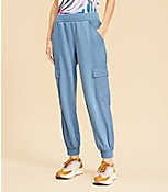 Lou & Grey Mixed Media Cozy Cotton Joggers carousel Product Image 1
