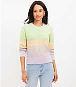 Ombre Elbow Sleeve Sweater carousel Product Image 2