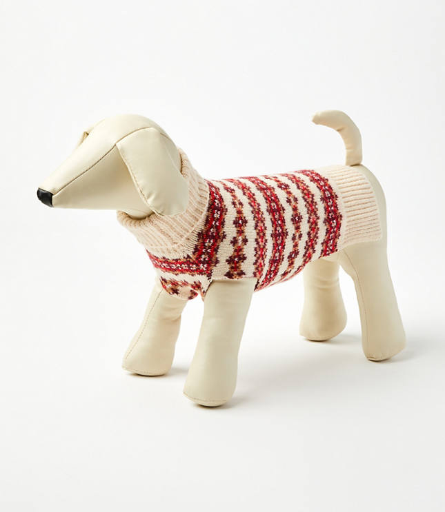 Fair Isle Dog Sweater