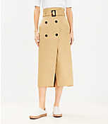 Trench Wrap Pocket Skirt carousel Product Image 2