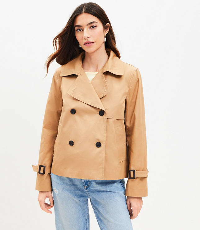 Women's swing sale trench coat