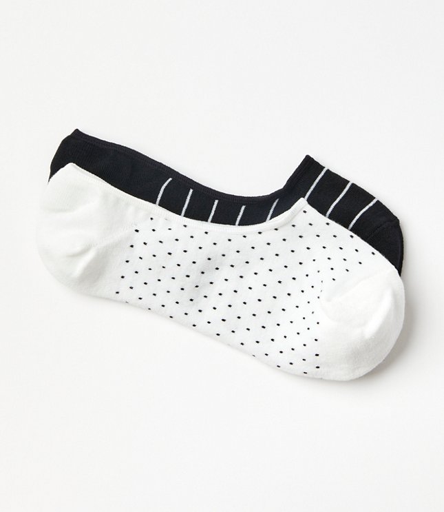 Heart & Stripe No Show Sock Set