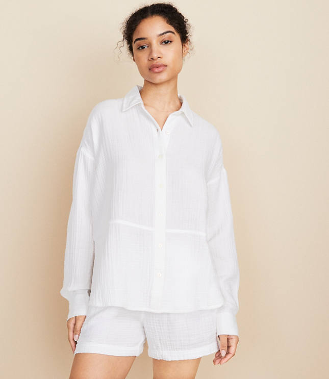 Lou & Grey Triple Cloth Tunic Shirt