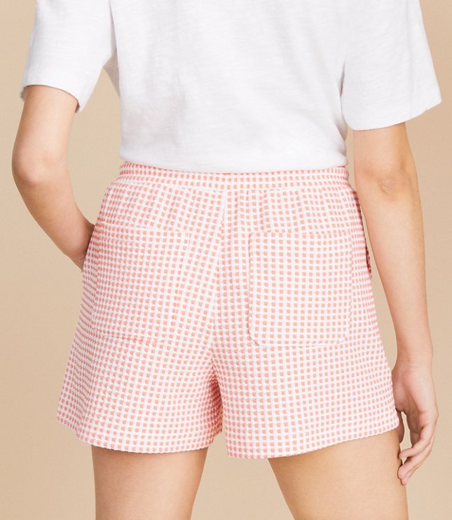 Lou & Grey Gingham Jacquard Shorts