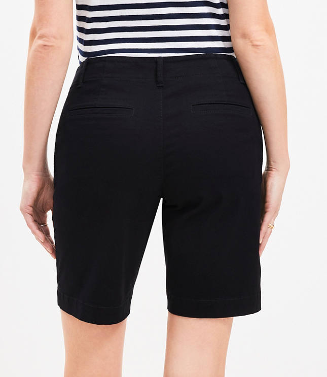 Petite Curvy Monroe Chino Bermuda Shorts