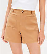 Curvy Palmer Shorts in Twill carousel Product Image 1