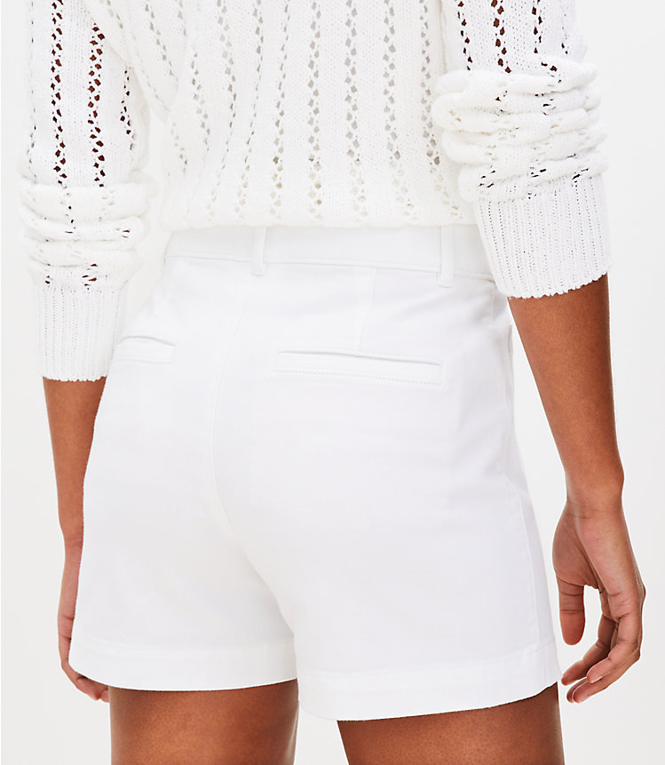 Curvy Palmer Shorts in Twill image number null