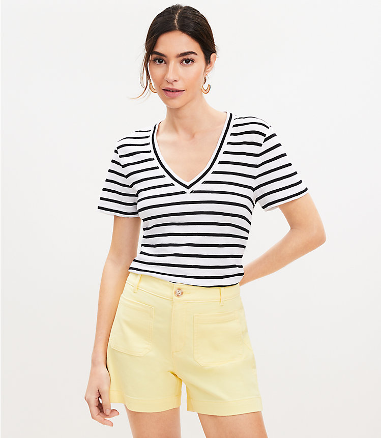 Petite Palmer Shorts in Twill image number null