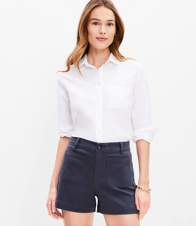 Petite Palmer Shorts Twill