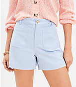 Petite Curvy Palmer Shorts in Twill carousel Product Image 1