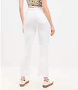 Petite Curvy High Rise Kick Crop Jeans in White carousel Product Image 2