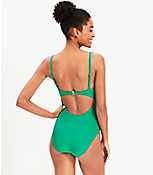 LOFT Beach Front Tie One Piece Swimsuit carousel Product Image 3