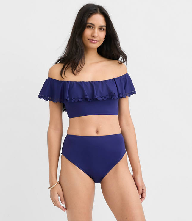LOFT Beach High Waist Bikini Bottom