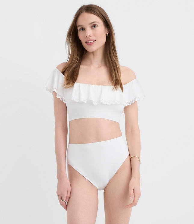 LOFT Beach High Waist Bikini Bottom