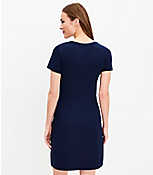 Side Tie Shift Dress carousel Product Image 3