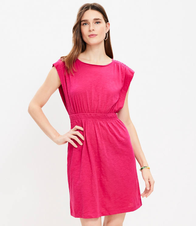 Petite Side Tie Midi Dress