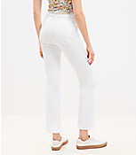 Tall Curvy High Rise Kick Crop Jeans in White carousel Product Image 3