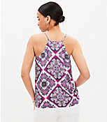 Petite Geo Covered Button Strappy Cami carousel Product Image 3
