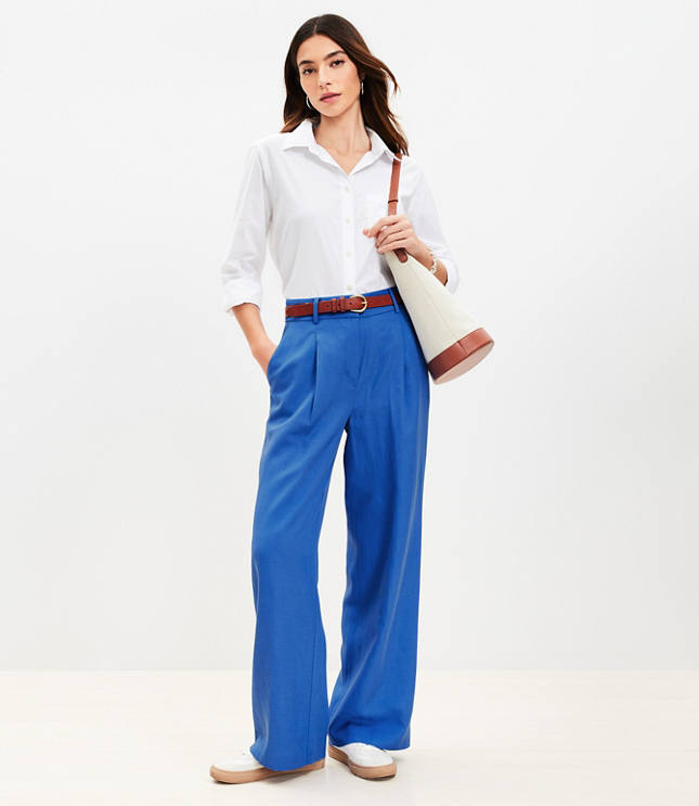 LOFT Peyton Trouser Pants in Velvet - ShopStyle