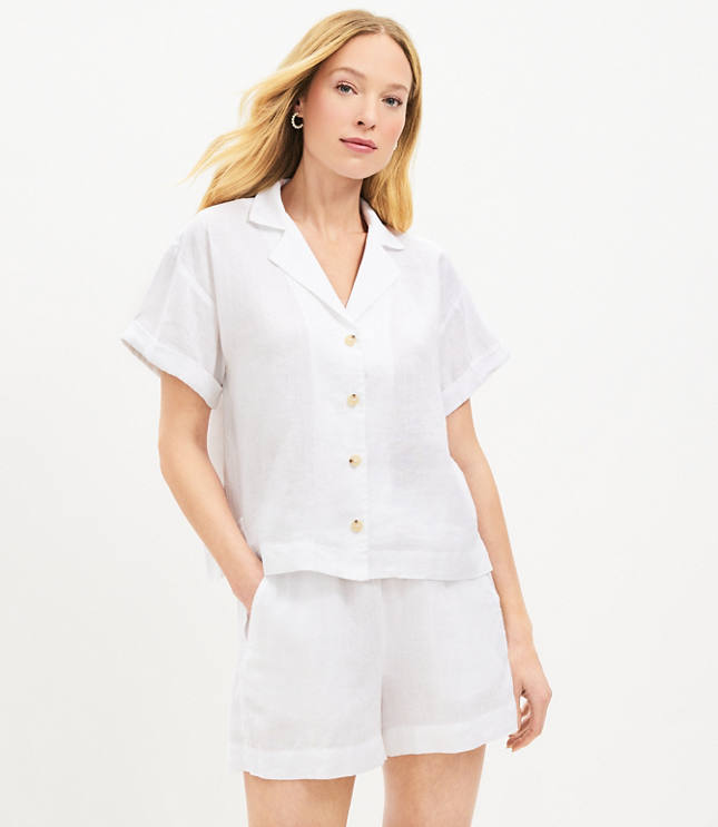 LOFT Beach Linen Shirt