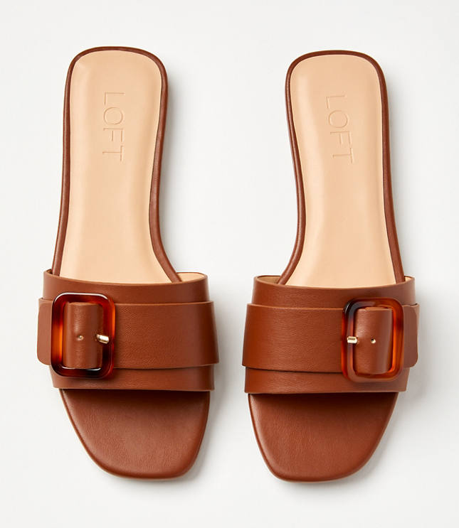 Buckle Slide Sandals