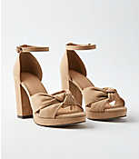 Knotted Platform Heels carousel Product Image 1