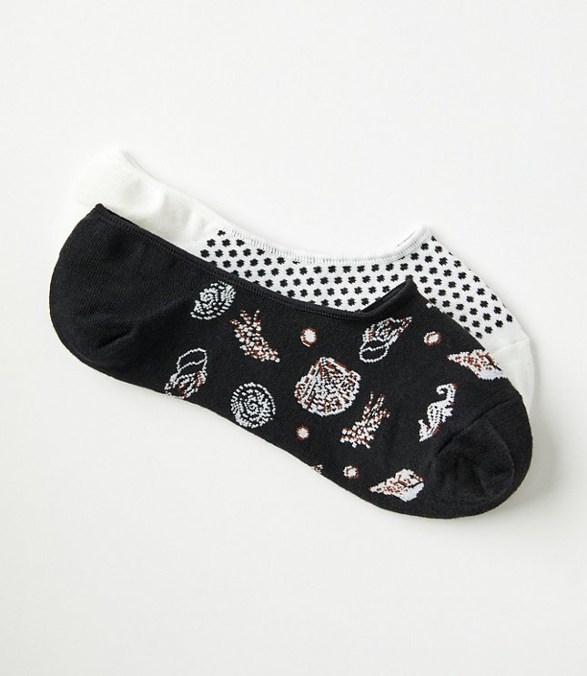 Seashell No Show Sock Set