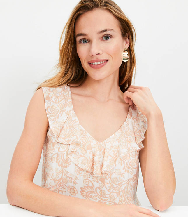 tシャツ Shimmer sweater ruffle top レディース Women Ruffle Short Sleeve Pullover Solid Color Round Neck T