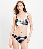 LOFT Beach Striped Classic Bikini Bottom carousel Product Image 1