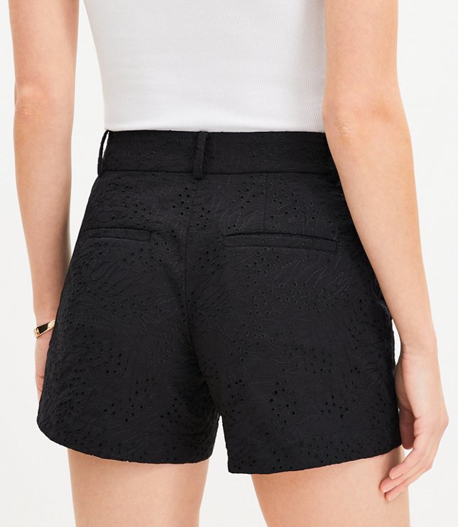 Curvy Palmer Shorts in Twill