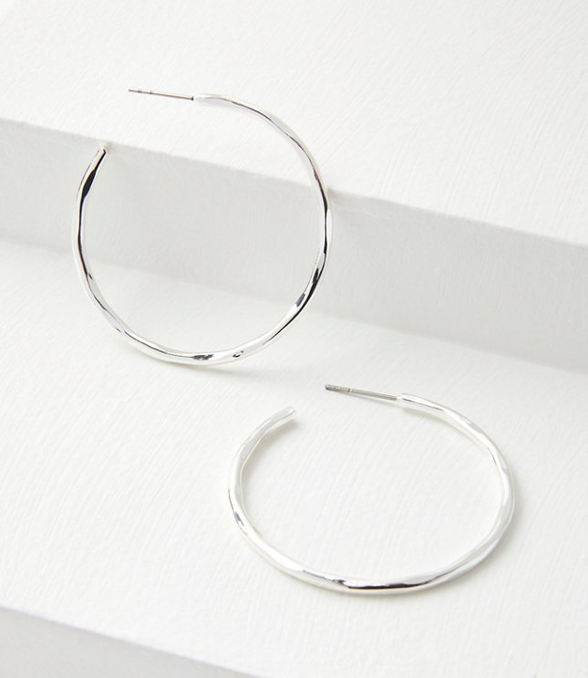 Metal Hoop Earrings