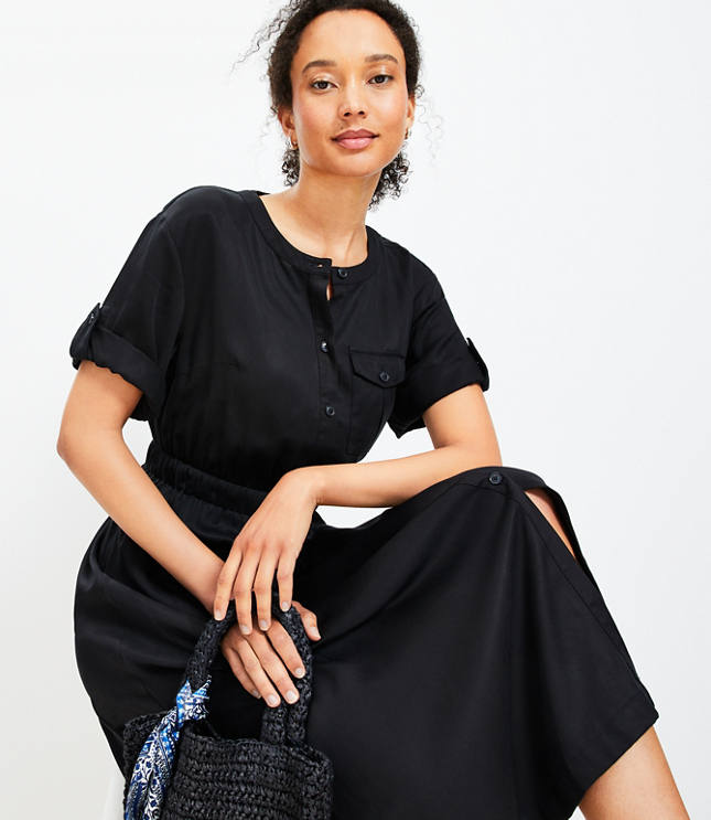 Utility Midi Pocket Dress