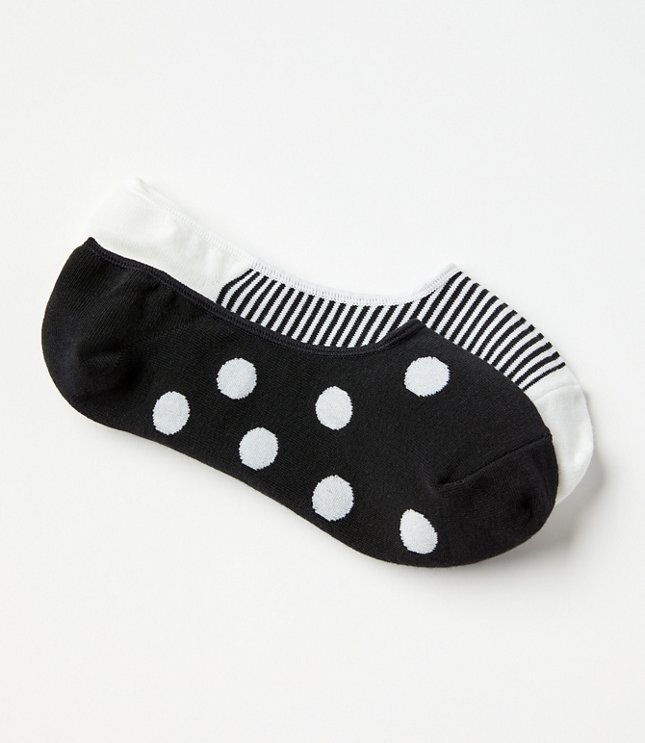 Dot & Stripe No Show Sock Set