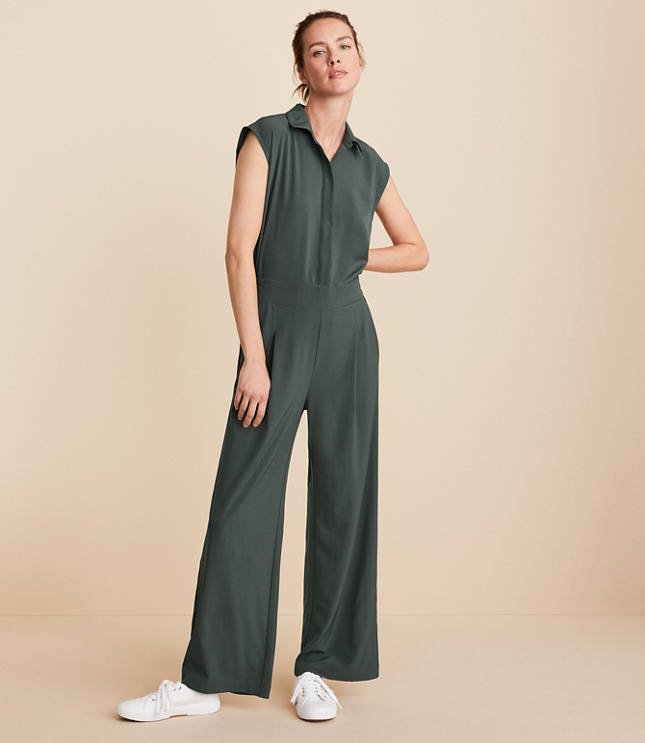 Lou & Grey Wanderweave Utility Jumpsuit