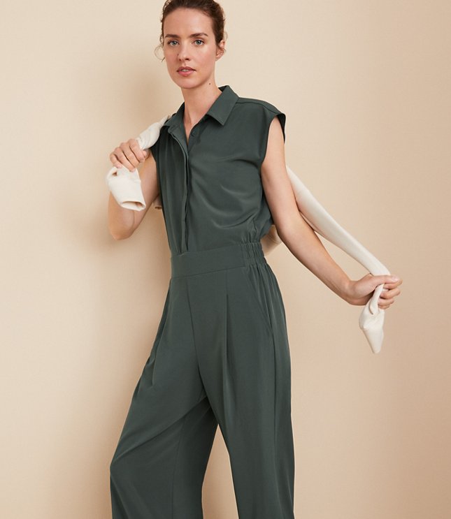 Lou & Grey Wanderweave Utility Jumpsuit