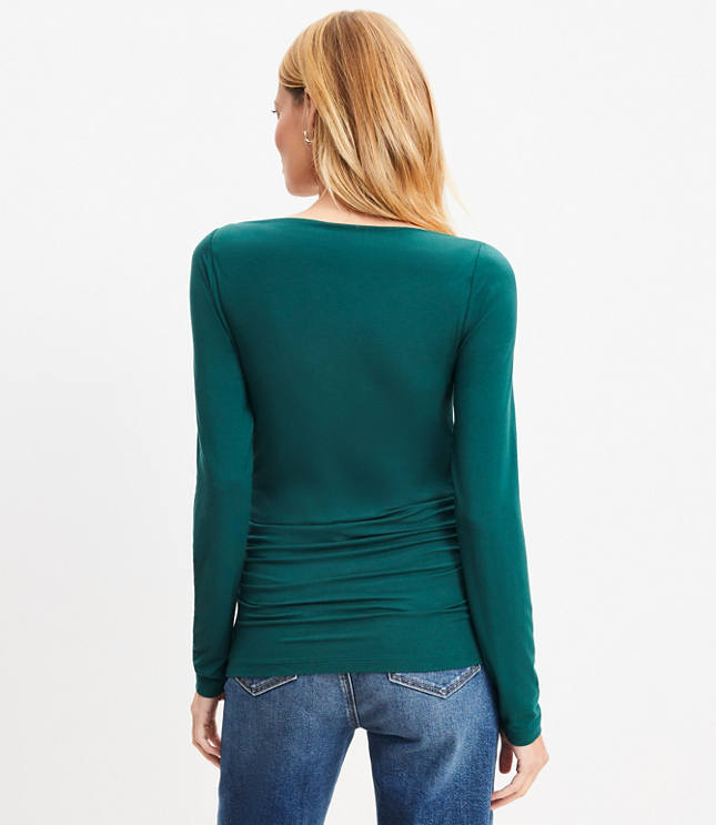 Ruched Off The Shoulder Top