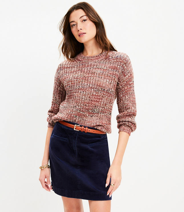 Multicolored Stitchy Sweater