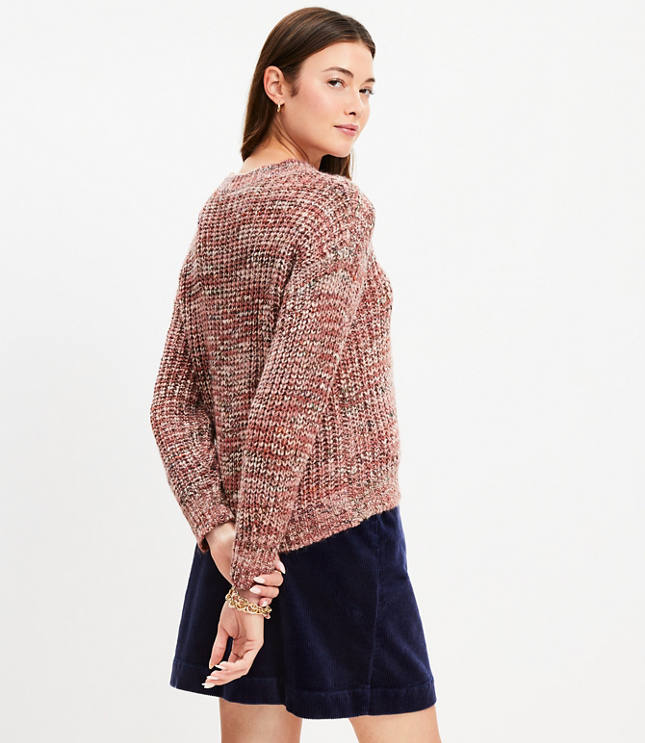 Multicolored Stitchy Sweater