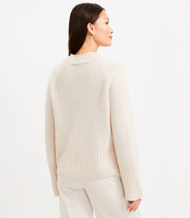 Cashmere Mock Neck Sweater carousel Product Image 3