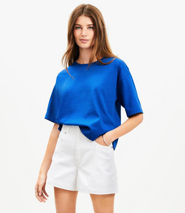 Petite Jersey Modern Tee