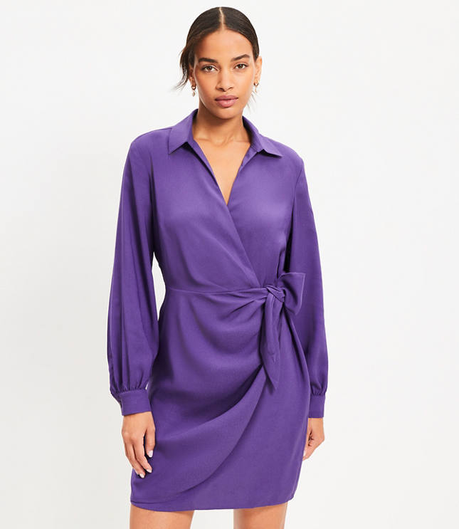 Crossover wrap dress best sale