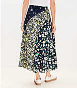 Floral Seamed Bias Midi Skirt carousel Product Image 4