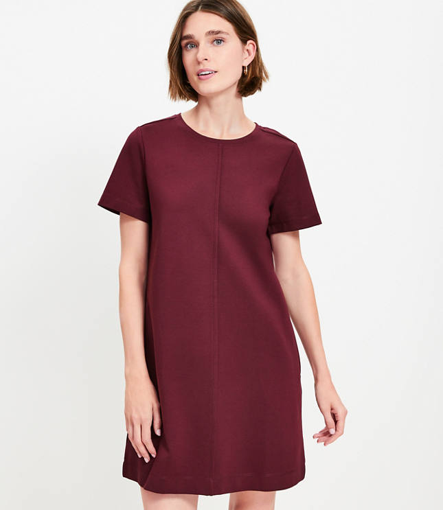 Tall Ponte Pocket Mini Dress