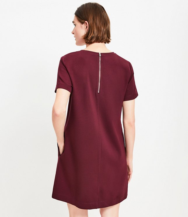 Tall Ponte Pocket Mini Dress