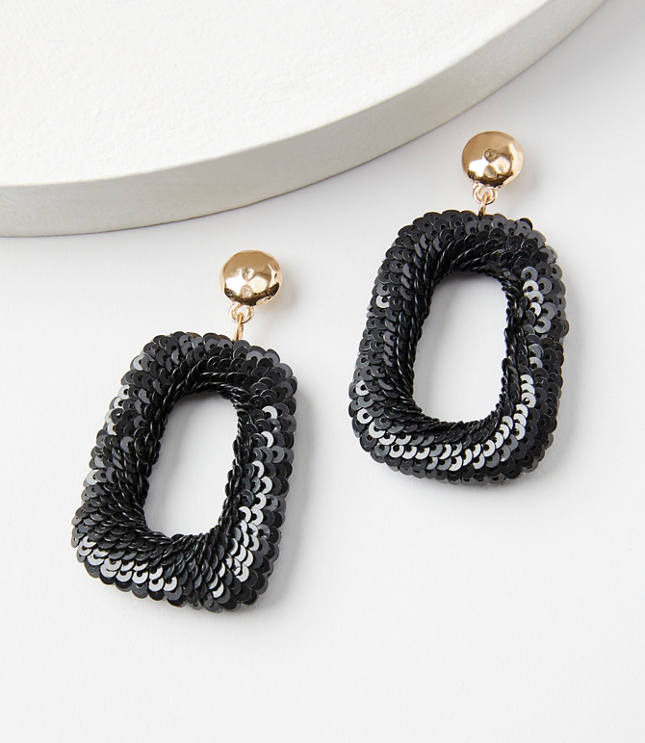 Sequin Statement Earrings