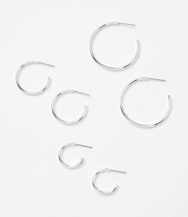 Modern Hoop Earring Set